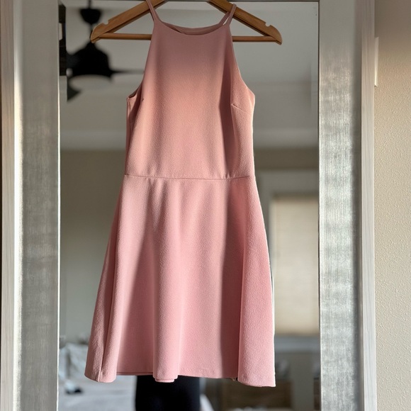 Aqua Barbiecore Pink High Neck Dress - Picture 2 of 3